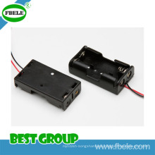 Black Plastic AAA Battery Holder Switch